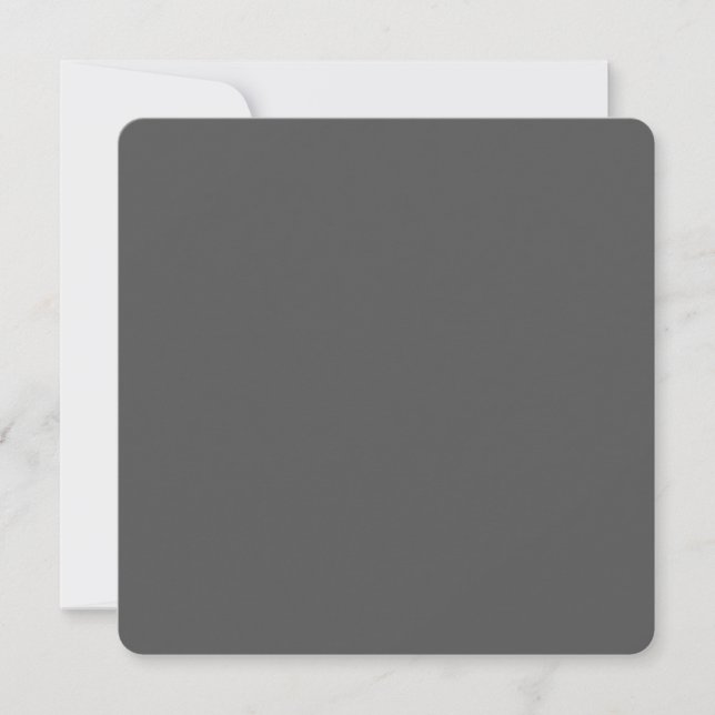 Carte Create Your Own wedding dark gray (Devant)