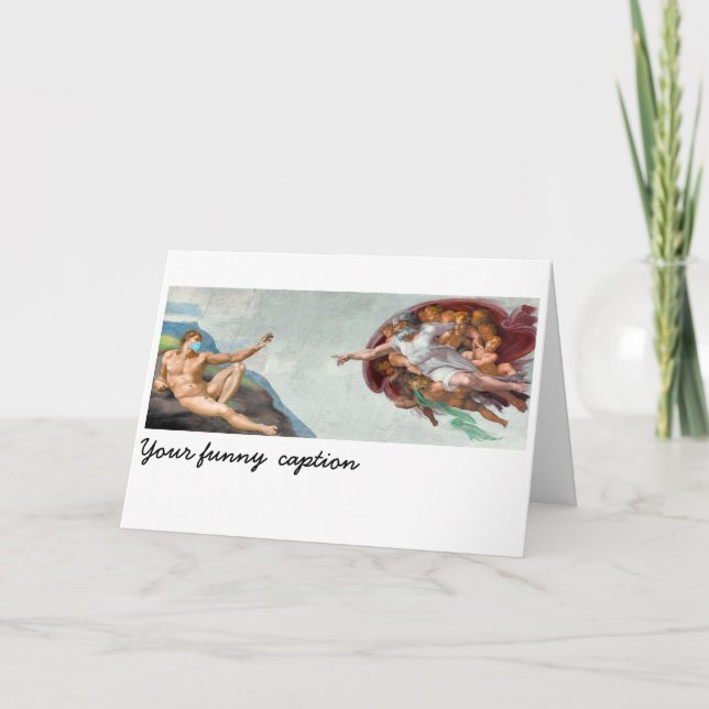 Carte Création d'Adam à 6 pieds (Devant)