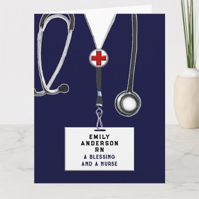 Carte Creative Nursing School Graduation (Devant)