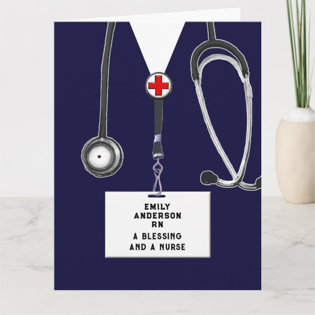 Carte Creative Nursing School Graduation (Devant)