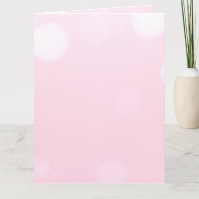 Carte Créer un livre rose clair personnalisé (Devant)