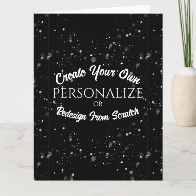 Carte Créer une personnalisation personnalisée (Devant)