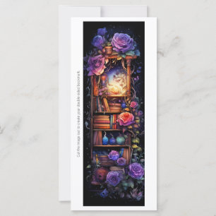 Carte Créez vos propres livres magiques et Signet Rose