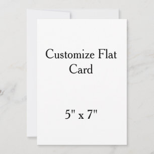 Carte créez votre 5" x 7" carré personnalisé