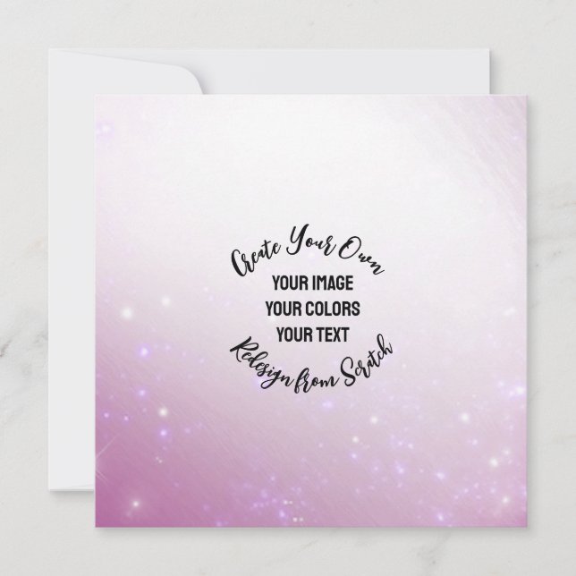 Carte Créez votre propre (Devant)