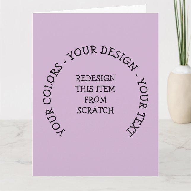 Carte Créez Votre Propre (Devant)