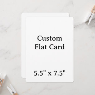 Carte créez votre propre 5,5" x 7,5" arrondi personnalis