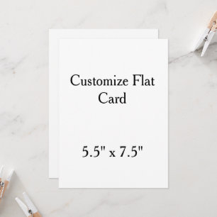 Carte créez votre propre 5,5" x 7,5" personnalisé