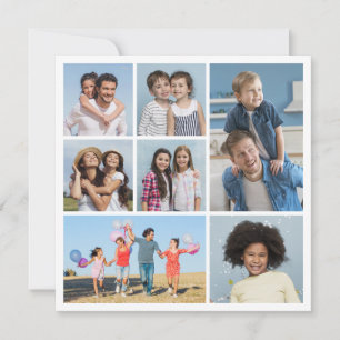 Carte Créez votre propre 7 photo Collage de voeux