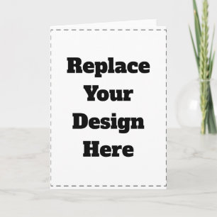 Carte Créez votre propre blanc 