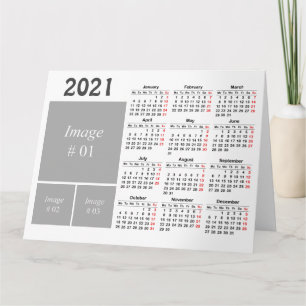 Carte Créez votre propre calendrier 2021