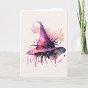 Carte Créez votre propre Casquette de sorcière magique