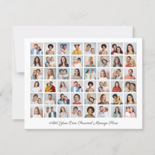 Carte Créez votre propre collection de photos 48 Ajouter