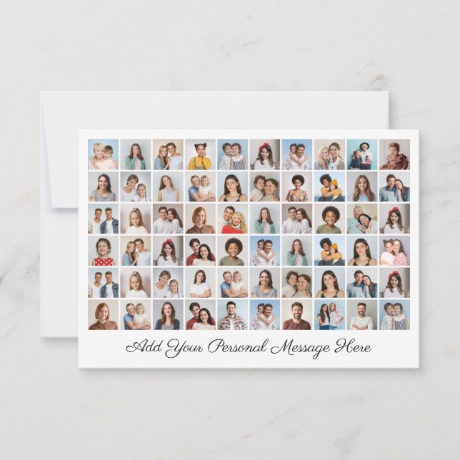 Carte Créez votre propre collection de photos de 60 Ajou (Devant)