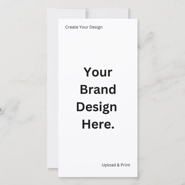 Carte Créez Votre Propre Conception et Imprimez (Devant)