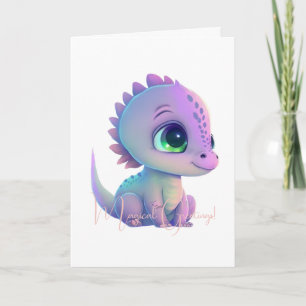 Carte Créez votre propre Dragon Bébé Violet