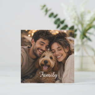 Carte Créez votre propre famille personnalisée