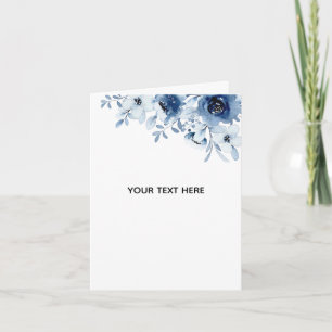 Carte Créez Votre Propre Floral