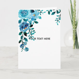 Carte Créez Votre Propre Floral
