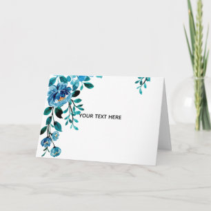 Carte Créez Votre Propre Floral