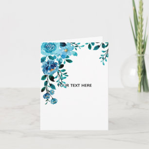 Carte Créez Votre Propre Floral
