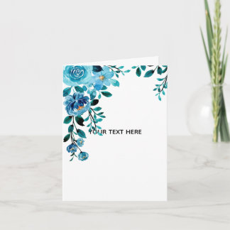 Carte Créez Votre Propre Floral
