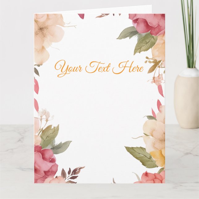 Carte Créez votre propre personnalisation (Devant)