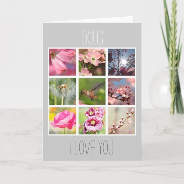 Carte Créez votre propre photo Collage Love (Devant)