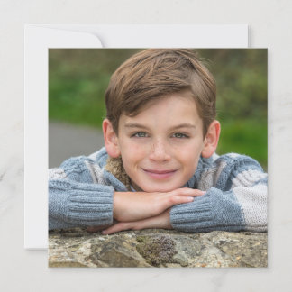 Carte Créez Votre Propre Photo De Fils Personnalisée Dou