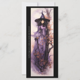Carte Créez votre propre Signet de sorcière d'automne vi