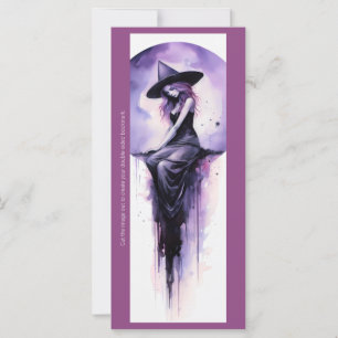 Carte Créez votre propre Signet de sorcière de lune viol