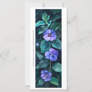 Carte Créez votre propre Signet de violets africains pei