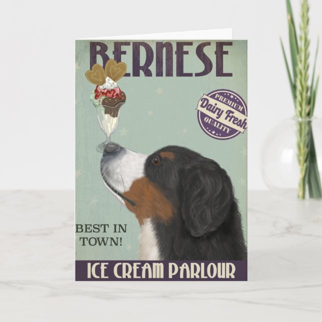Carte Crème de glace bernoise (Devant)