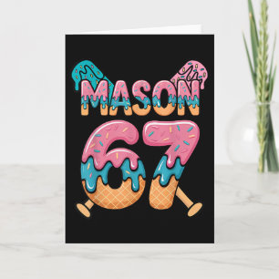 Carte Crème Glacée Six Sept Drip Sport 67 Fun Mason Meme
