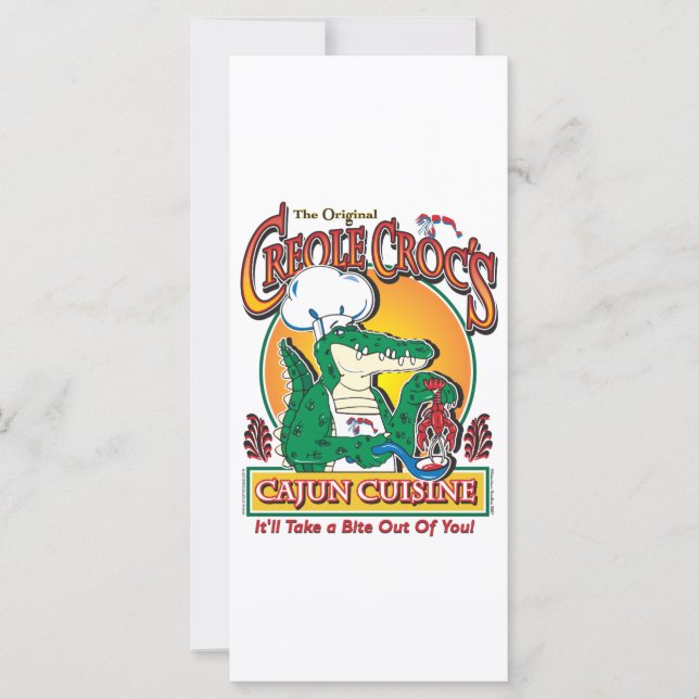 CARTE CRÉOLE-CROC (Devant)