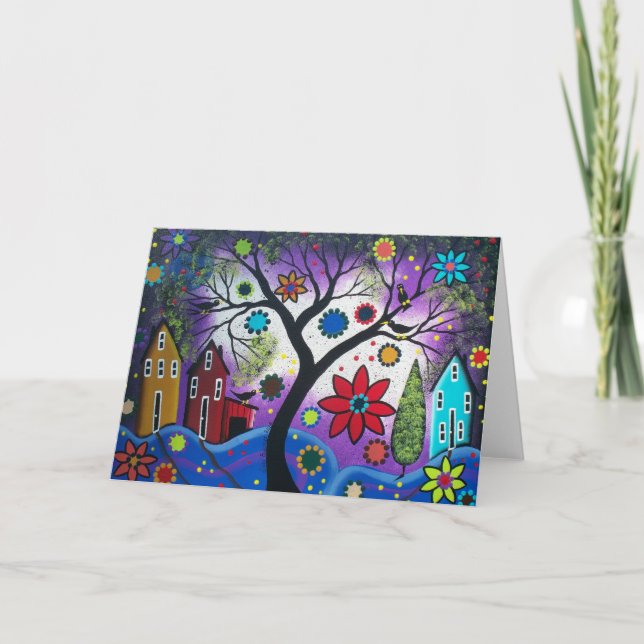 Carte Crépuscule d'arc-en-ciel d'ART POPULAIRE PAR la (Devant)