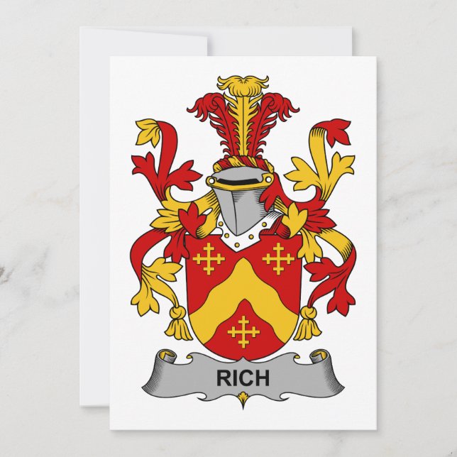Carte Crest de famille riche (Devant)