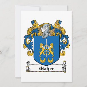 Carte Crest de la famille Maher