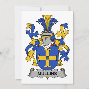 Carte Crest de la famille Mullins