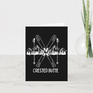 Carte Crested Butte Co Montagnes Rocheuses Colorado Ski