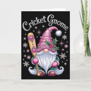Carte Cricket Gnome Noël Amusement Joie