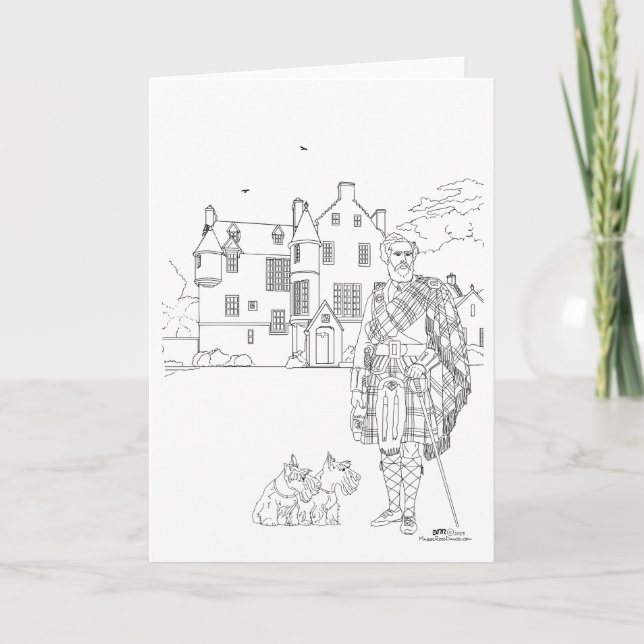 Carte Cringletie House Écosse (Devant)