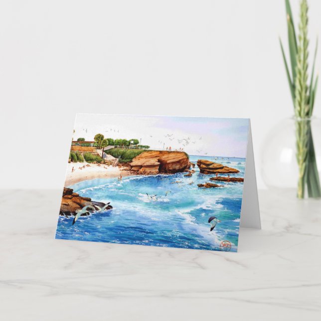 CARTE CRIQUE DE LA JOLLA, LA JOLLA, LA CALIFORNIE (Devant)