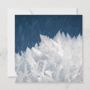 Carte Cristaux de glace d'hiver
