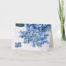 Carte Crochet Hydrangea