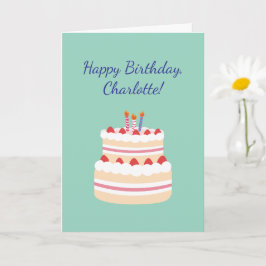 Carte Crochet Knitting Crafty Mom Custom Happy Birthday 