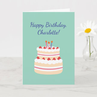 Carte Crochet Knitting Crafty Mom Custom Happy Birthday 