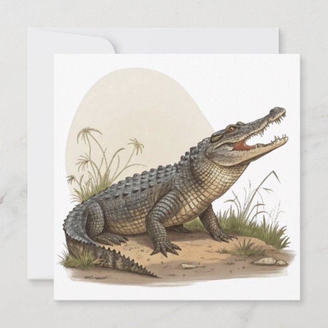 Carte Crocodile (Devant)
