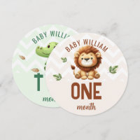 Crocodile de Lion mignon 1-2 Mois Bébé Jalon Signa