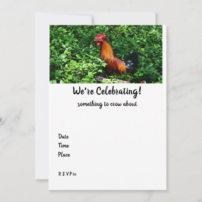 Carte Croisement de coq (Devant)